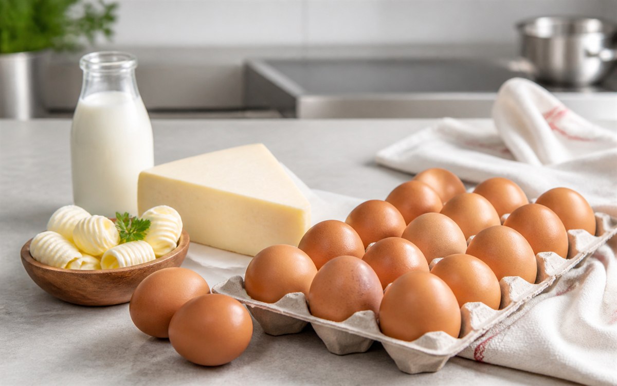 Eggs and dairy